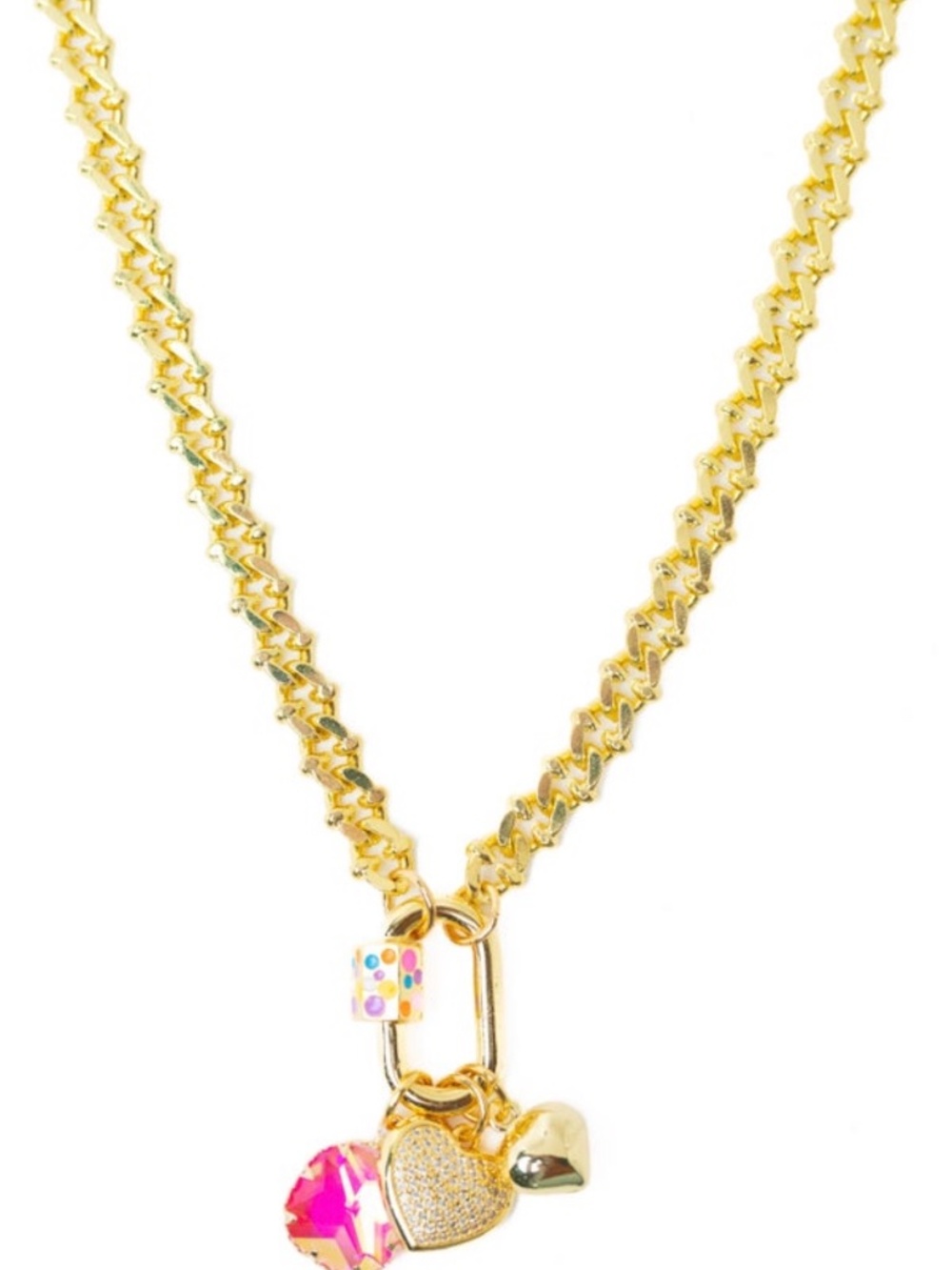 Bar by Alexa Rae Colorwave Necklace- Gold - Picture 4 of 6